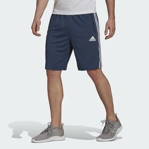 Adidas Men's Designed to Move 3-Stripes Size S Primeblue Pocket Shorts Crew Navy